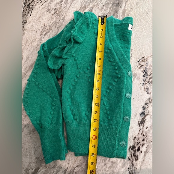 &Merci KELLY GREEN CARDIGAN SZ S - Picture 9 of 10